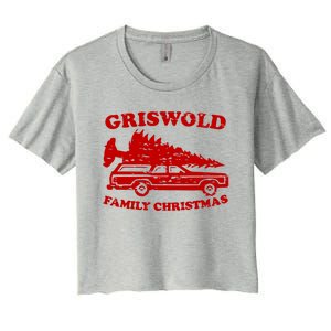 Griswold Family Christmas Women's Crop Top Tee