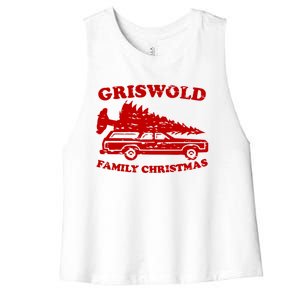 Griswold Family Christmas Women's Racerback Cropped Tank