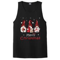 Gnome Family Christmas Shirts For Women Buffalo Plaid PosiCharge Competitor Tank