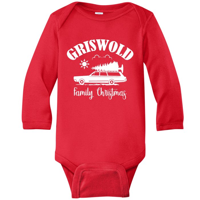 Griswold Family Christmas Baby Long Sleeve Bodysuit