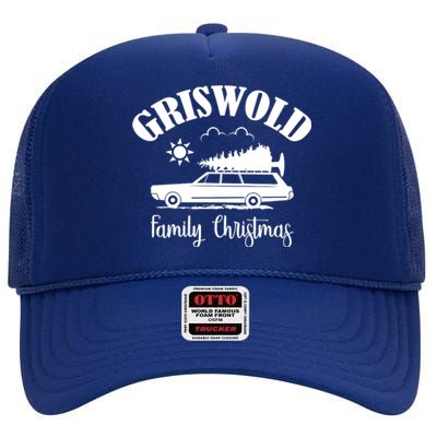 Griswold Family Christmas High Crown Mesh Back Trucker Hat