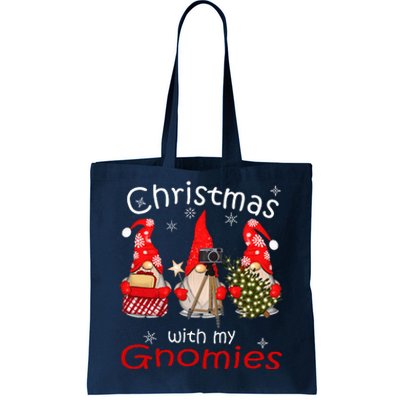 Gnome Family Christmas Gnomies Xmas Tote Bag