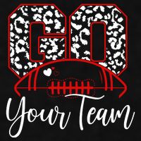 Go Football Custom Team Name Personalized Fan Ladies PosiCharge Tri-Blend Wicking Tank