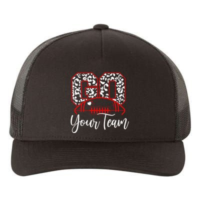 Go Football Custom Team Name Personalized Fan Yupoong Adult 5-Panel Trucker Hat