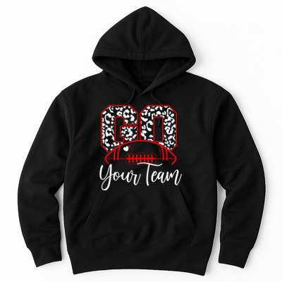Go Football Custom Team Name Personalized Fan Hoodie