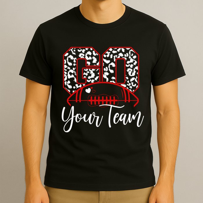 Go Football Custom Team Name Personalized Fan T-Shirt