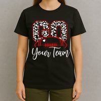 Go Football Custom Team Name Personalized Fan T-Shirt