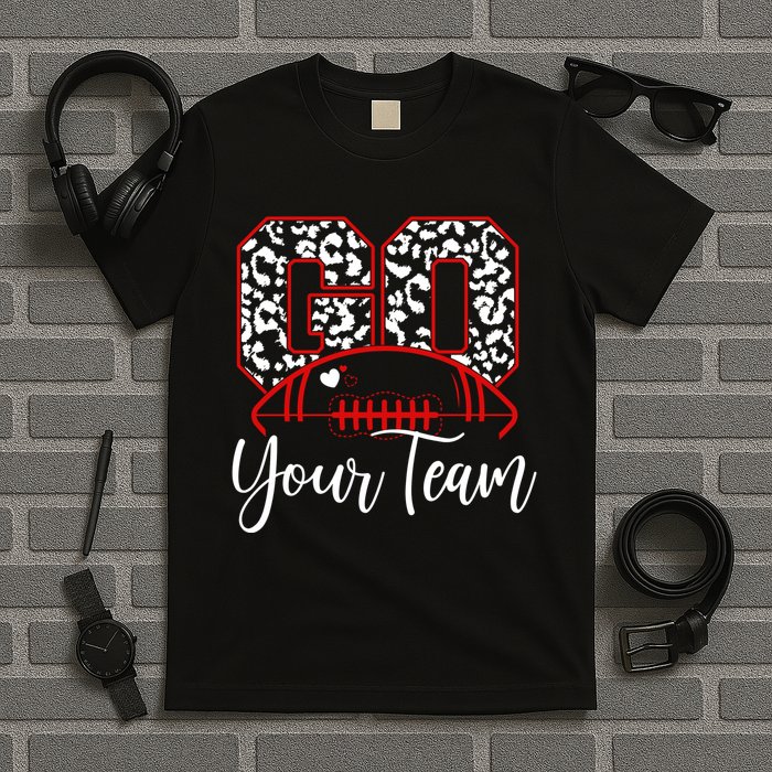Go Football Custom Team Name Personalized Fan T-Shirt
