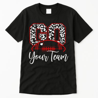 Go Football Custom Team Name Personalized Fan Tall T-Shirt