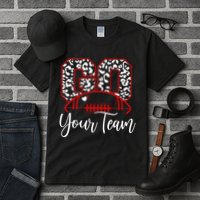 Go Football Custom Team Name Personalized Fan Tall T-Shirt