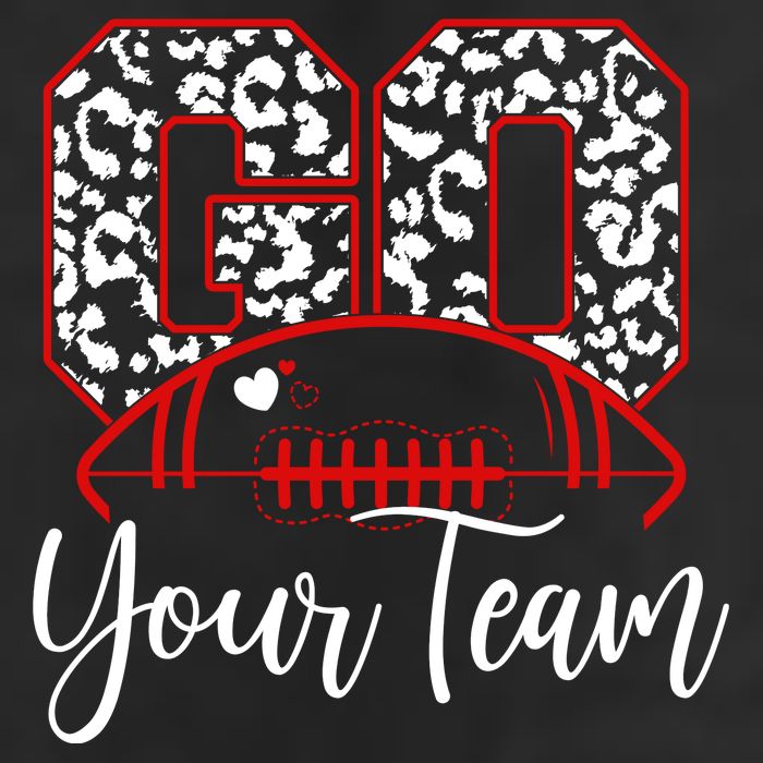 Go Football Custom Team Name Personalized Fan Adult Drive Performance Visor