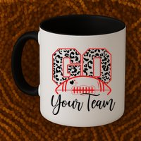 Go Football Custom Team Name Personalized Fan Mug