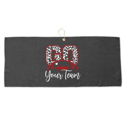 Go Football Custom Team Name Personalized Fan Large Microfiber Waffle Golf Towel