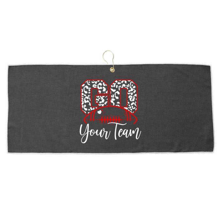 Go Football Custom Team Name Personalized Fan Large Microfiber Waffle Golf Towel