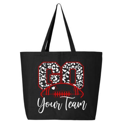 Go Football Custom Team Name Personalized Fan 25L Jumbo Tote