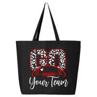 Go Football Custom Team Name Personalized Fan 25L Jumbo Tote