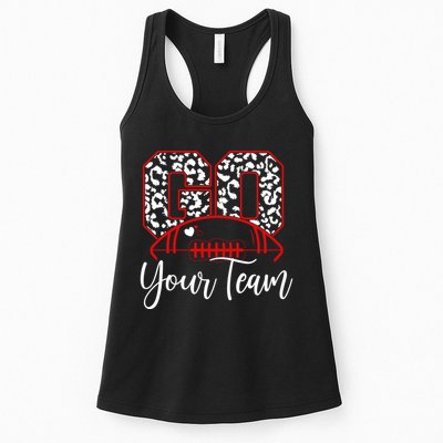 Go Football Custom Team Name Personalized Fan Womens Tank Top