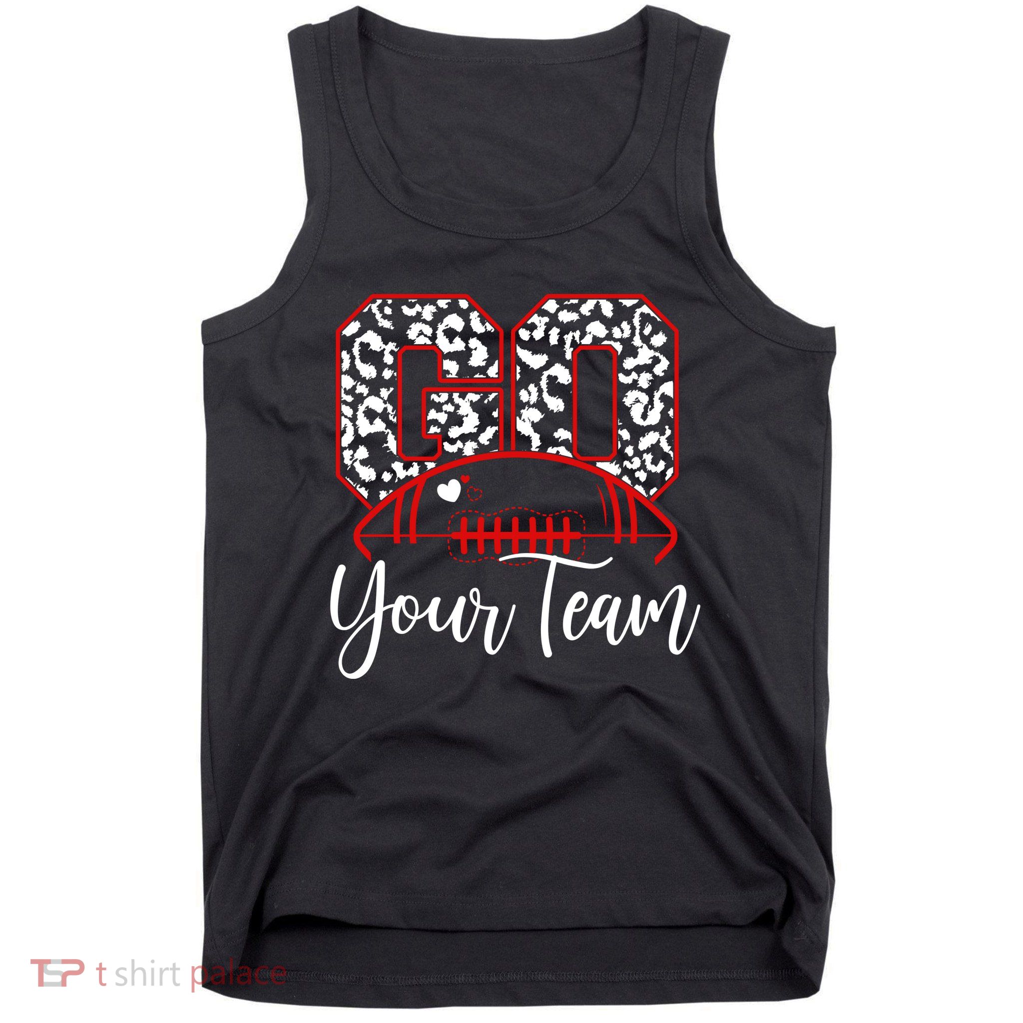 Go Football Custom Team Name Personalized Fan Tank Top