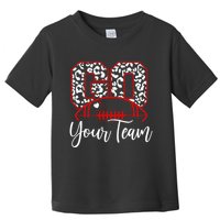 Go Football Custom Team Name Personalized Fan Toddler T-Shirt