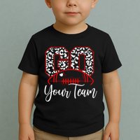 Go Football Custom Team Name Personalized Fan Toddler T-Shirt