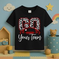 Go Football Custom Team Name Personalized Fan Toddler T-Shirt