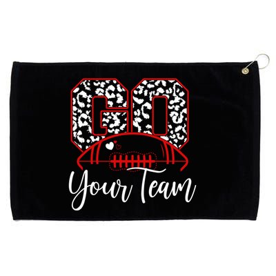 Go Football Custom Team Name Personalized Fan Grommeted Golf Towel