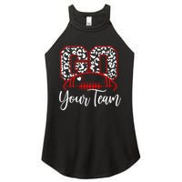 Go Football Custom Team Name Personalized Fan Women's Perfect Tri Rocker Tank