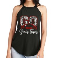 Go Football Custom Team Name Personalized Fan Women's Perfect Tri Rocker Tank
