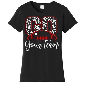 Go Football Custom Team Name Personalized Fan Women's T-Shirt