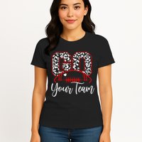 Go Football Custom Team Name Personalized Fan Womens T-Shirt