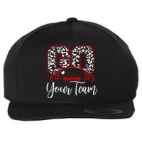 Go Football Custom Team Name Personalized Fan Wool Snapback Cap