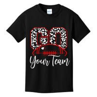 Go Football Custom Team Name Personalized Fan Kids T-Shirt
