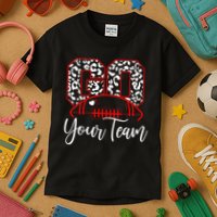 Go Football Custom Team Name Personalized Fan Kids T-Shirt