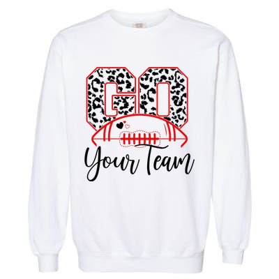 Go Football Custom Team Name Personalized Fan Garment-Dyed Sweatshirt