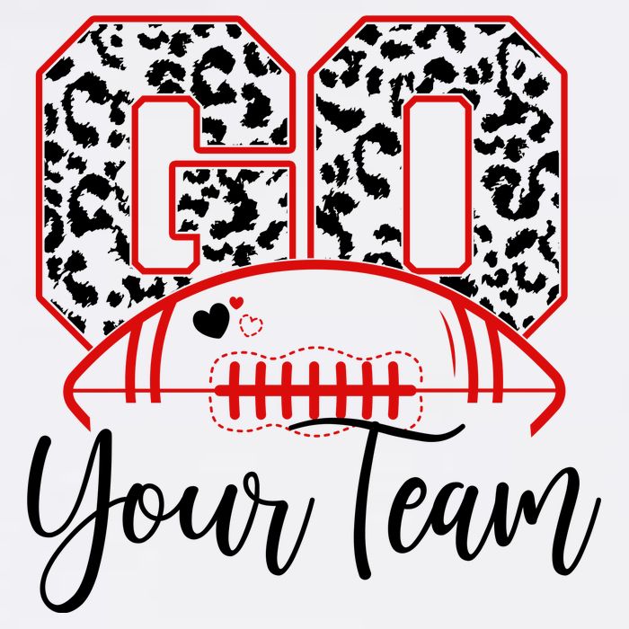 Go Football Custom Team Name Personalized Fan Garment-Dyed Sweatshirt