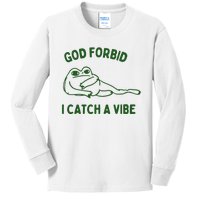 God Forbid Catch A Vibe Kids Long Sleeve Shirt