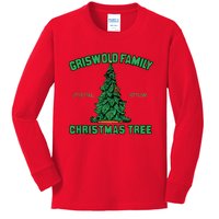 Griswold Family Christmas Tree Kids Long Sleeve Shirt