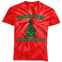 Griswold Family Christmas Tree Kids Tie-Dye T-Shirt