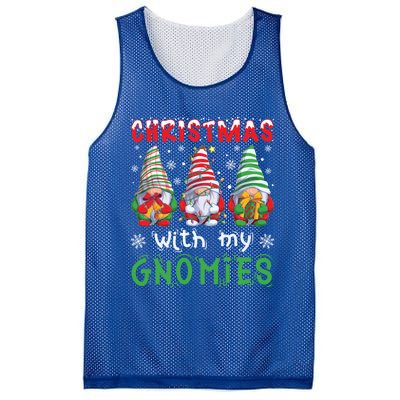 Gnome Family Christmas Gnomies Gift Mesh Reversible Basketball Jersey Tank