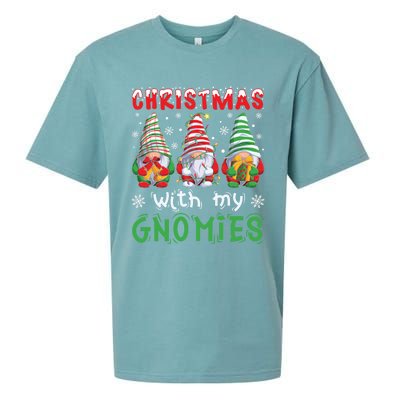 Gnome Family Christmas Gnomies Gift Sueded Cloud Jersey T-Shirt