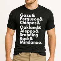 Gaza & Ferguson & Chiapas & Oakland & Aleppo Cooling Performance Crew T-Shirt