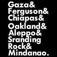 Gaza & Ferguson & Chiapas & Oakland & Aleppo Sustainable Bucket Hat