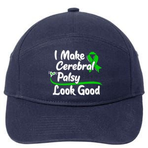 Gift For Cerebral Palsy Patients Cp Survivor Gift 7-Panel Snapback Hat