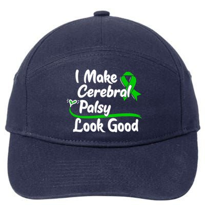 Gift For Cerebral Palsy Patients Cp Survivor Gift 7-Panel Snapback Hat