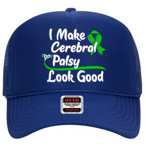 Gift For Cerebral Palsy Patients Cp Survivor Gift High Crown Mesh Back Trucker Hat