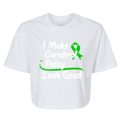 Gift For Cerebral Palsy Patients Cp Survivor Gift Bella+Canvas Jersey Crop Tee