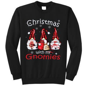 Gnome Family Christmas Shirts For Women Buffalo Plaid Sweatshirt