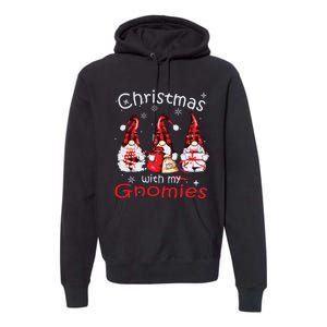 Gnome Family Christmas Shirts For Women Buffalo Plaid Premium Hoodie