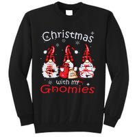 Gnome Family Christmas Shirts For Women Buffalo Plaid Tall Sweatshirt