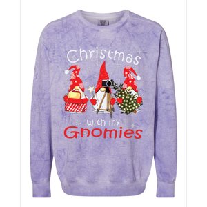 Gnome Family Christmas Gnomies Xmas Colorblast Crewneck Sweatshirt